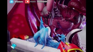 Dragon twink , ride cock dragon big cock