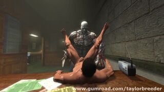 Chris Redfield xxx Tyrant R (SFM Old)