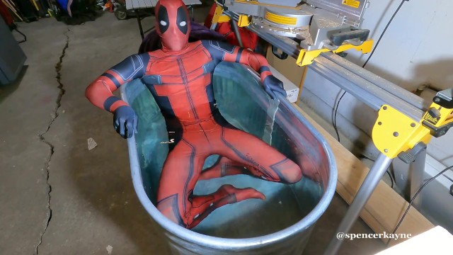 Deadpool Takes a Bath and Gets Wet