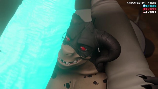 Deathclaw Spitroast and Growth Animation