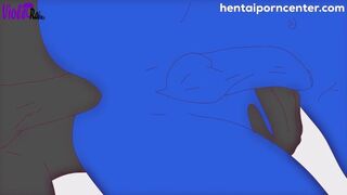 Blue is fucked by Black