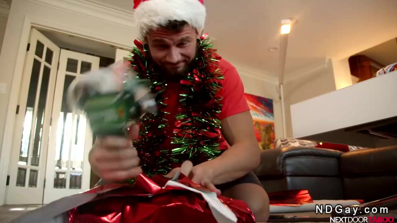 Gay step brothers anal on Christmas