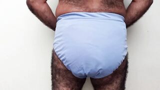 WEARING BLUE DIAPER LOOKING FOR A MOM WITH MILK.