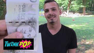 TWINKPOP - Experienced Masseuse Rubs A Cock Then Takes It In His