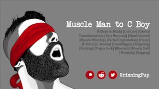 [Audio] Muscle Man Gets Turned into a Cunt-Twink