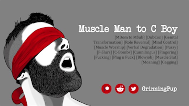 [Audio] Muscle Man Gets Turned into a Cunt-Twink