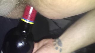 Banging myself with a wine bottle