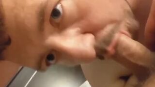 Sucking of a married dude yummy