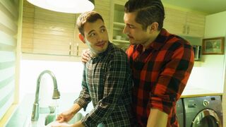 Muscular Step Olderman Rocky Vallarta Pounds His Latino Step Son And Cums