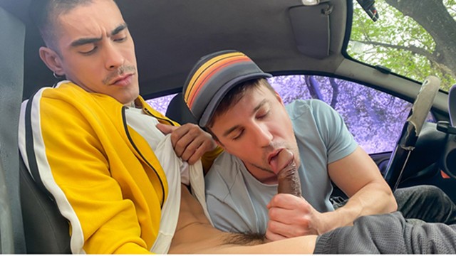 Straight Dude Isra Hell Agrees To Bang Latino Driver Jonas Matt And