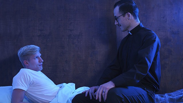 Cute Blonde Boy Jace Madden Submits His Virgin Asshole To Perv Priest