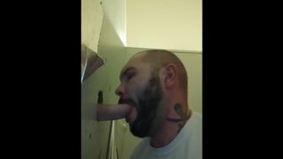 Real glory hole. Part 1