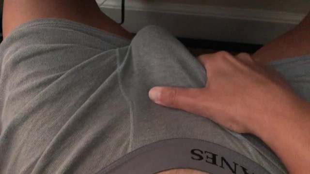 10 minutes of stroking in Boxer Briefs makes a thick creamy load