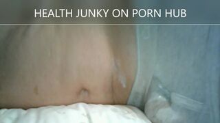 Dry Humping Pillow Until Soaked With Loads of Cum
