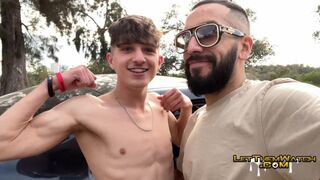 LetThemWatch Boytoy Raw Public Suck & Plow Juven Almost Caught !