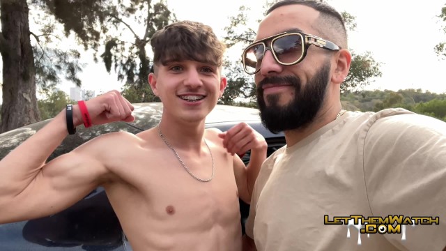 LetThemWatch Boytoy Raw Public Suck & Plow Juven Almost Caught !